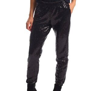 Commando Women's Sequin Jogger - SLG381 (Black)